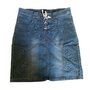 BONGO Y2K Blue Denim Skirt